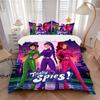 3pcs Spies City Night Bedding Set, Includes One Quilt Cover and Two Pillowcases, Bedroom and Guest Room Decoration. T72301101