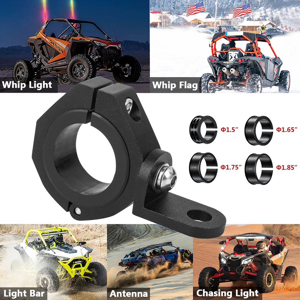 1FT LED Whip Lights,Remote Control Flagpole Antenna Whips,for UTV, ATV, Off Road, Truck, Sand, Buggy Dune, RZR