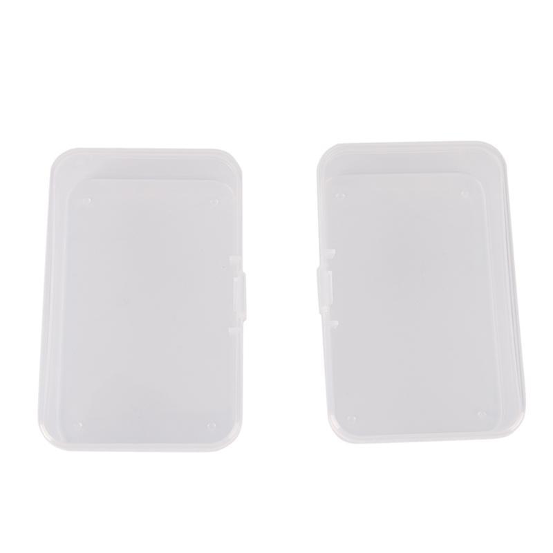 1 шт. прозрачный пластиковый прозрачный с крышкой ящик для хранения коллекция контейнер чехол