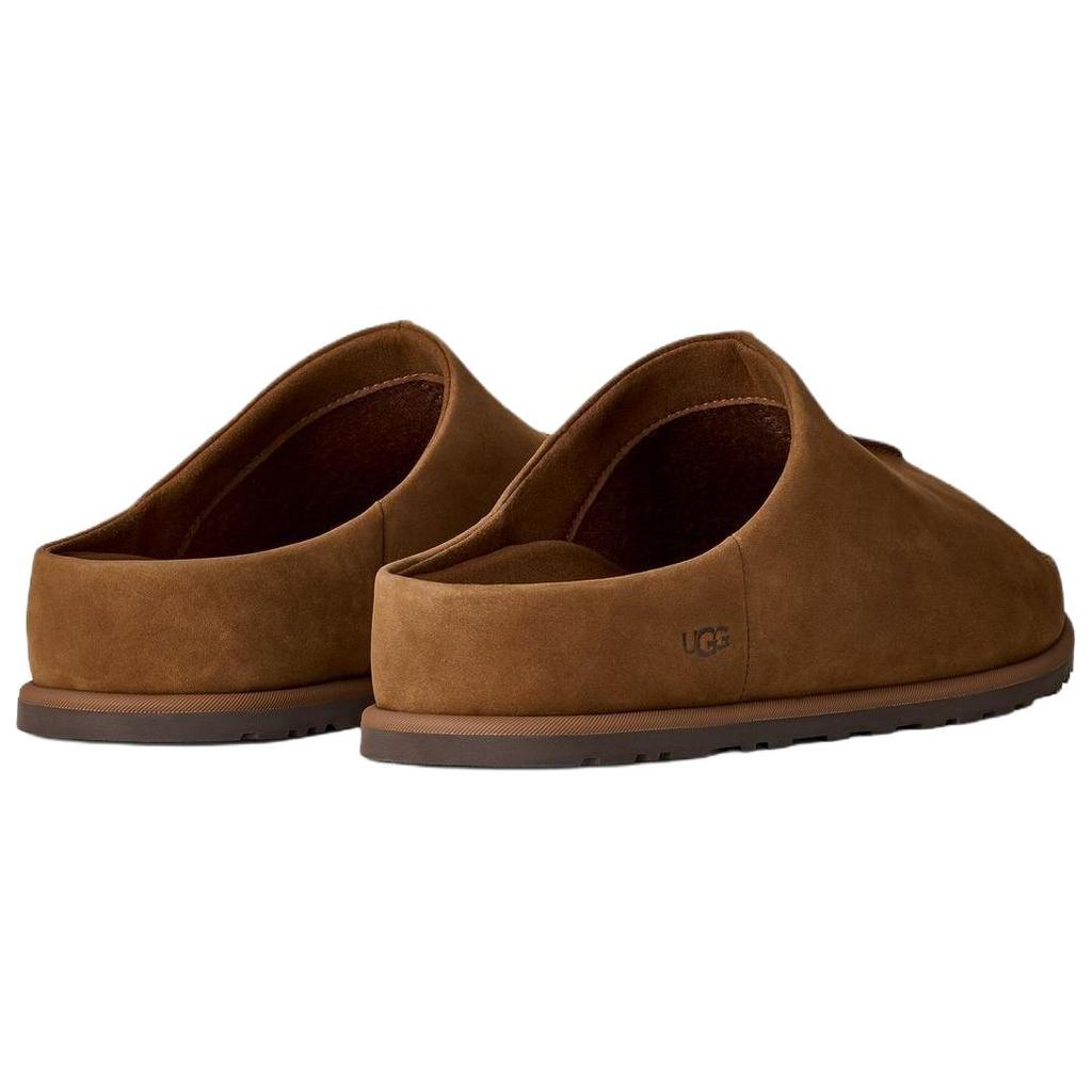 UGG Otzo Простые резиновые шлепанцы-сандалии без застежки Мужские сандалии Темно-коричневые 1177351-DKC