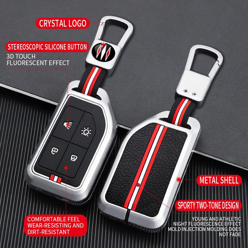 2/4 Buttons Zinc Alloy Car Remote Key Case Shell Fob for Volvo Fh16 Rc FM EVRO 6 Fh Truck Semi Car Styling Keychain Accesories