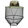 Men Visor Sun Hats Caps Summer Outdoor Breathable Camouflage Insect Anti-mosquito Mesh Accessories