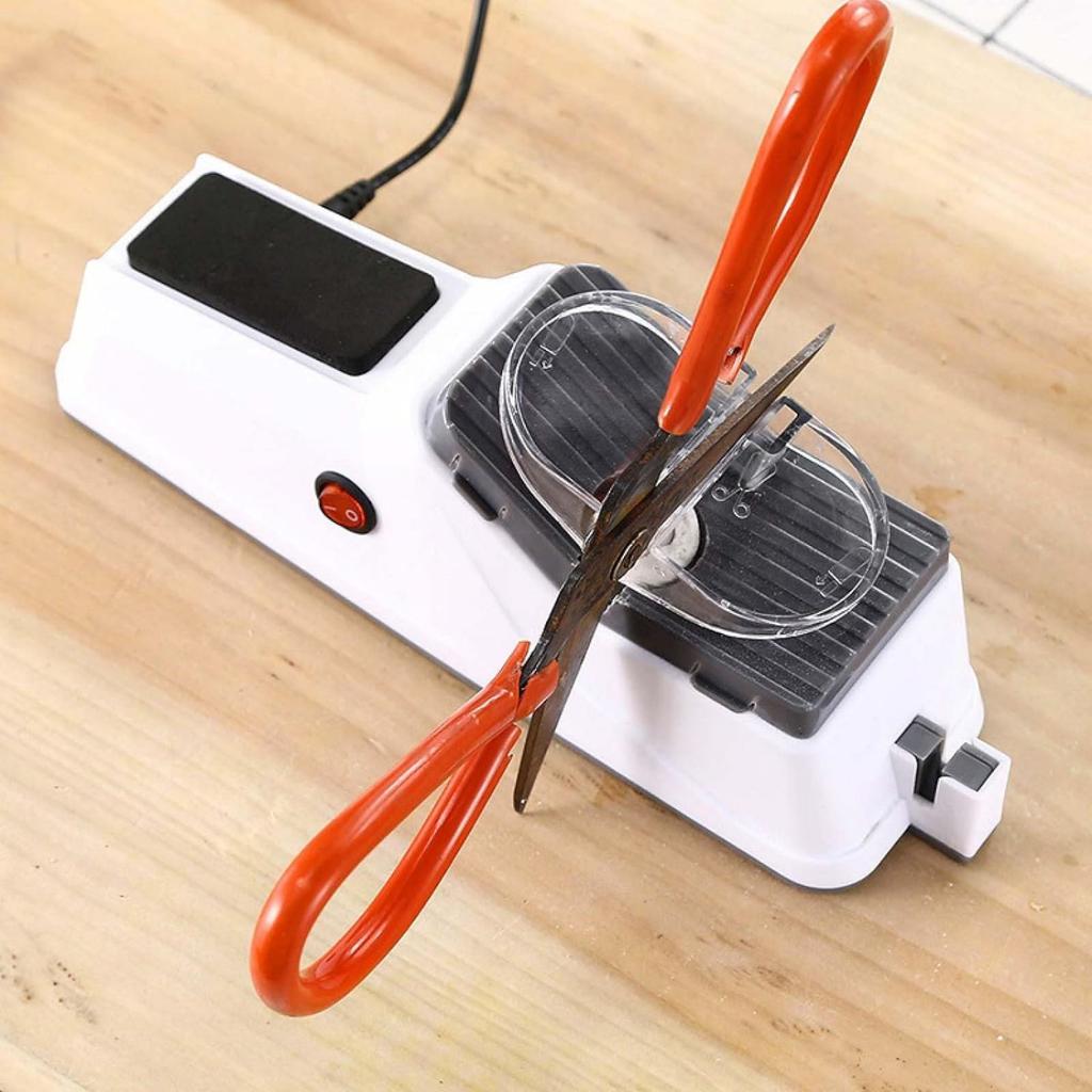 Electric Knife Sharpener 5 Seconds Quick Sharpening Polishing With Protective Cover Portable Kitchen Knife Sharpener Tools For Home