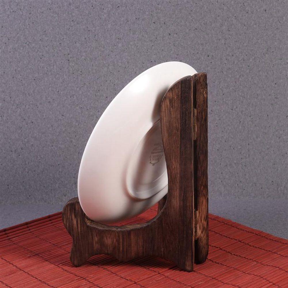 Home Decor Porcelain Plate Display Foldable Storage Rack Easel Display Stand Decorative Rack