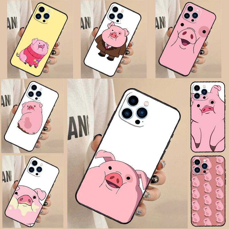 Милый РОЗОВЫЙ Кавайный Чехол-Свинка Для Samsung Galaxy S24 FE S20 FE S21 S22 S23 S25 S26 Ultra S10 Plus S25 FE Защитный Чехол