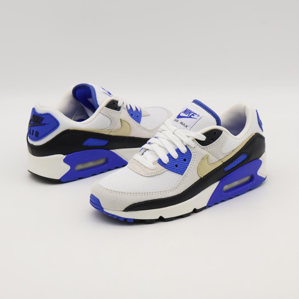 HF3449-100 Nike Air Max 90 PRM Белый Гоночный Синий (Мужской)