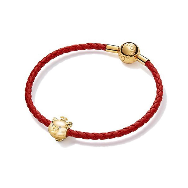 Pandora Lucky Rabbit Linmen Weaving Bracelet Women's Style zt2583