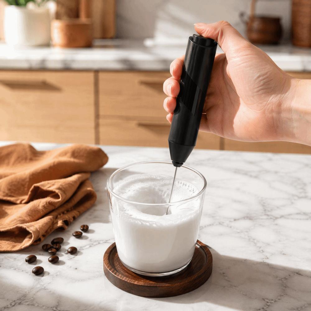 Handheld Design Handheld Coffee Frother Battery Operated Mini Drink Mixer Matcha Lattes