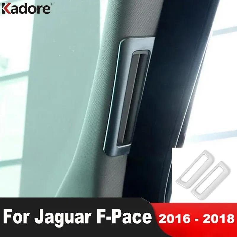 Car Front A Pillar Air Condition Vent Outlet Cover Trim For Jaguar F-Pace 2016 2017 2018 Matte Interior Mouldings Accessories
