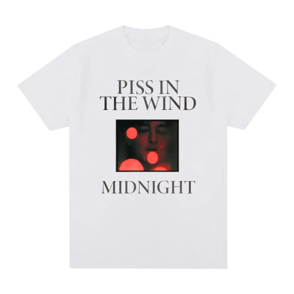 Футболка Альбом Piss in The Wind-MIDNIGHT Tee Хлопок Высокое Качество Харадзюку Футболка Летняя Удобная Рубашка