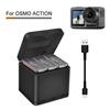 Зарядное устройство для быстрой зарядки QC3.0 зарядное устройство для аккумулятора спортивной камеры DJI OSMO ACTION
