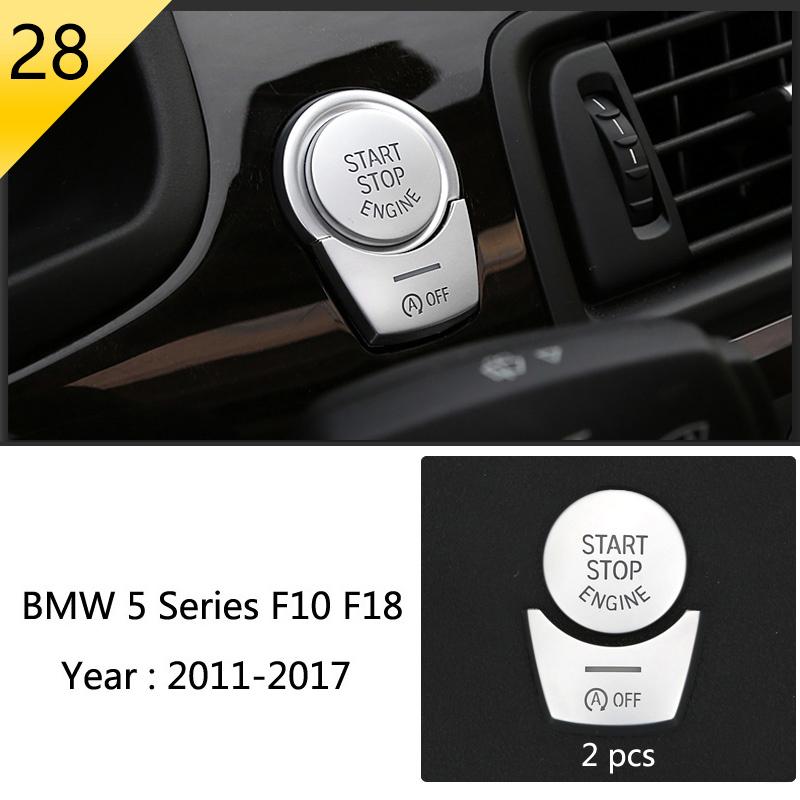 Car Styling Console Multimedia AC CD Panel Decoration Frame Cover Trim Strip Sticker For BMW 5 Series F10 Interior Accessories NM5