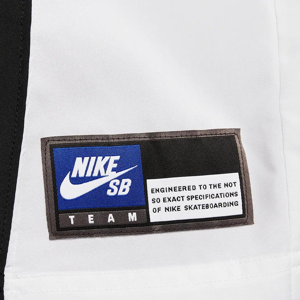Nike Dri-Fit Sb Модная Классическая Удобная Универсальная Футболка с Коротким Рукавом Мужские футболки Черный Белый HJ2959010