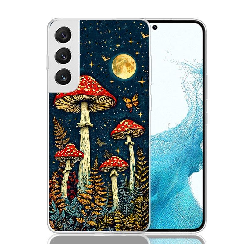 Красочный гриб для Samsung Galaxy S25 S24 S23 S22 Ultra Чехол для телефона S21 Plus S20 FE S10 + S25Edge Fundas Обложка Coque S25 S24 S