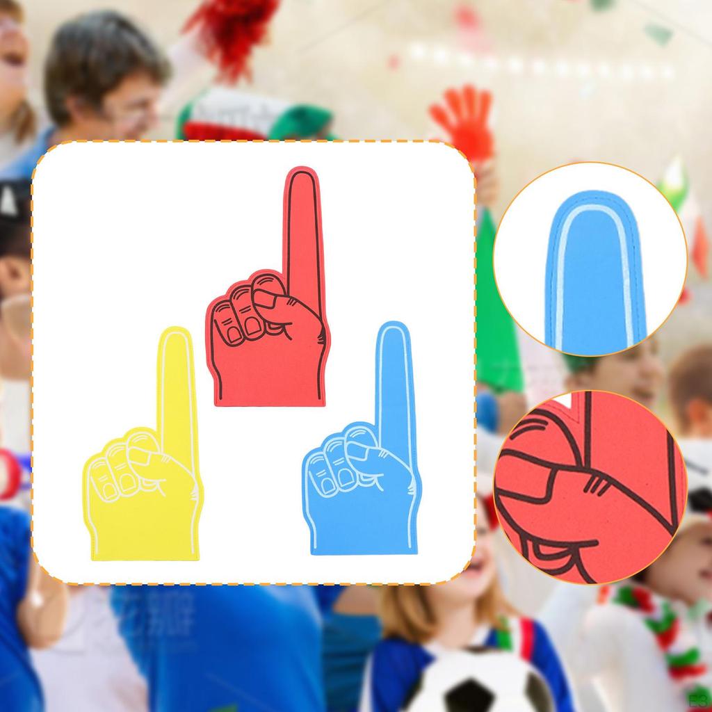 Гигантский поролоновый палец реквизит чирлидинг смешной аксессуар спортивного болельщика перчатка-рука для