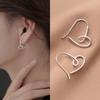 Geometric Simple Line Twist Loop Telephone Rope Love Ear Hook Female, Ear Accessories Earrings