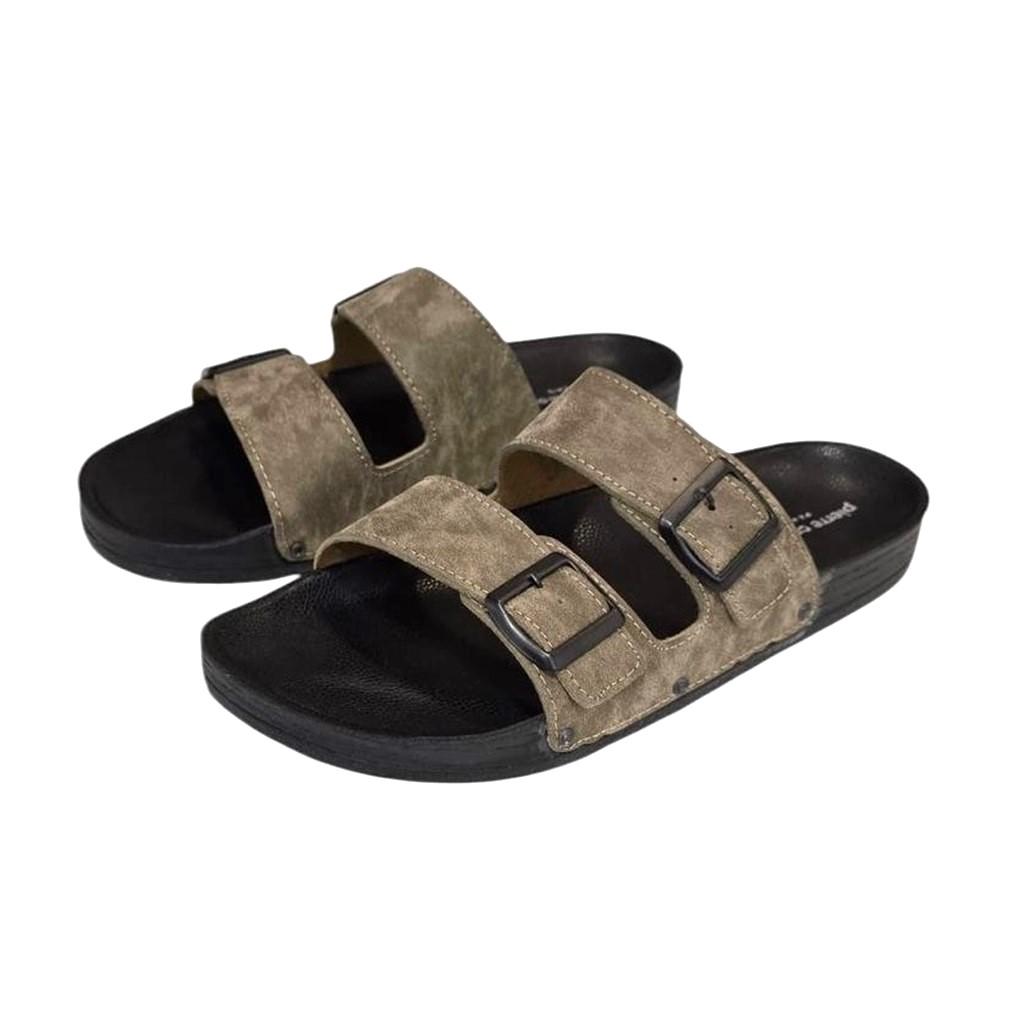 Pierre Cardin Мужские тапочки с двойным ремешком и регулируемой анатомической подошвой