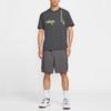 Nike Футболки Мужские Темно-серые С круглым вырезом Средние HQ9263-060