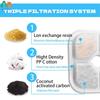 Сменные фильтры ATUBAN, совместимые с фонтанчиком для воды для кошек Catit PIXI, тройная фильтрация с активированным углем, ионообменная смола