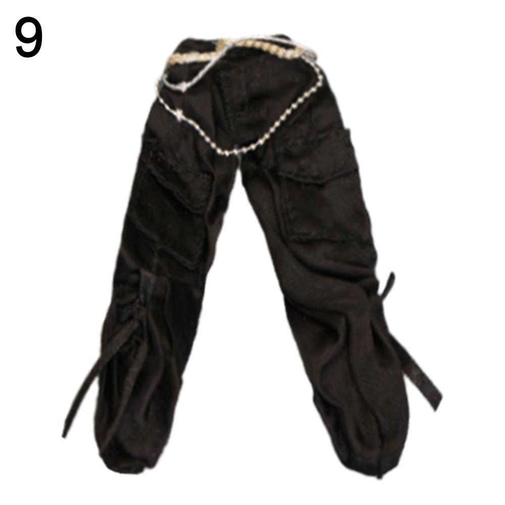 Мода для куклы OB22 Повседневная одежда Цветочные джинсы Одежда Аксессуары Кожаные брюки Кукольные брюки