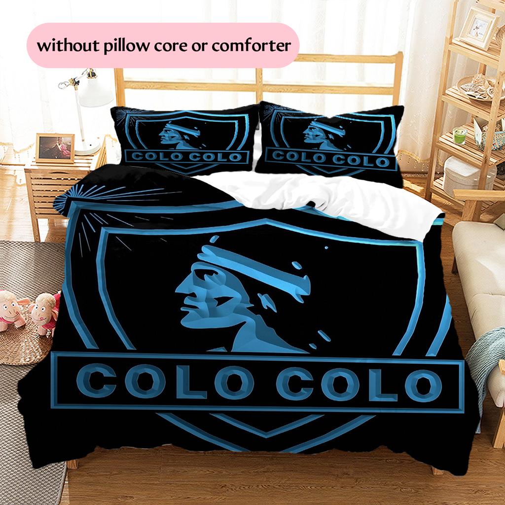 Colo Pattern Bedding Home Decoration Birthday Gift (1 * duvet cover + 2 * pillowcase, without core)
