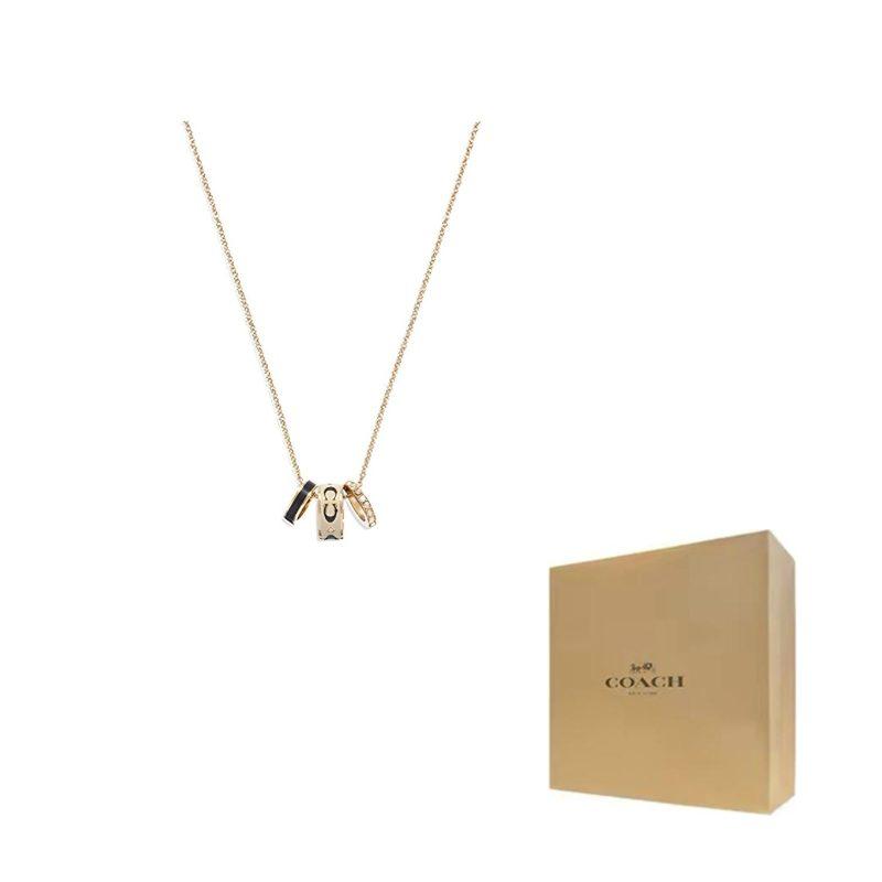 COACH Copper Necklaces Women's Gold CI905-GD