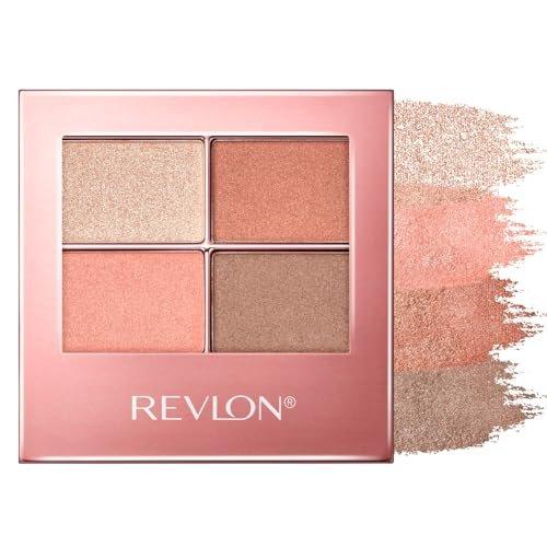 REVLON Skin Shimmer Shadow 005 Shell Pink Coral Beige 4g Multi-Palette Eyeshadow with Applicator