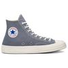 Comme Des Garçons PLAY X Converse Chuck 70 High Steel Gray Unisex Sneakers Grey Egret Black 171847C