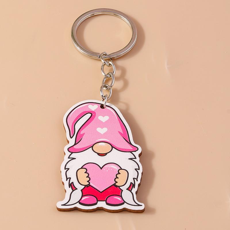 Sexy Wooden Lip Keychain Charms Key Ring Pendants for Car Key Holder Women Girls Handbag Decor Accessories DIY Jewelry Gifts