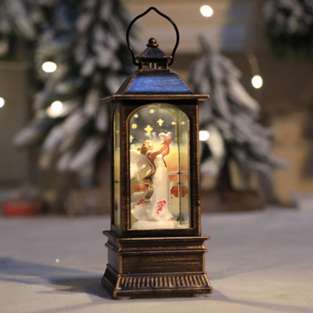 Random Style Christmas Glowing Interior Small Wind Light Desktop Christmas Tree Scene Arrangement Small Night Light Decoration