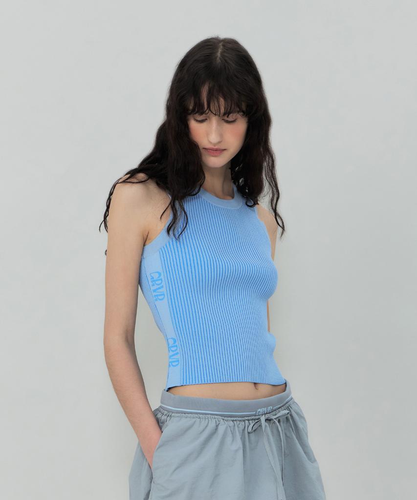 GROVE Remi Rib Sleeveless Knit (Blue)