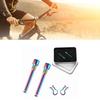 2 Sets M4 Threaded Brake Pad Bolts Titanium Alloy Brake Caliper Screws  for Mountain Bike