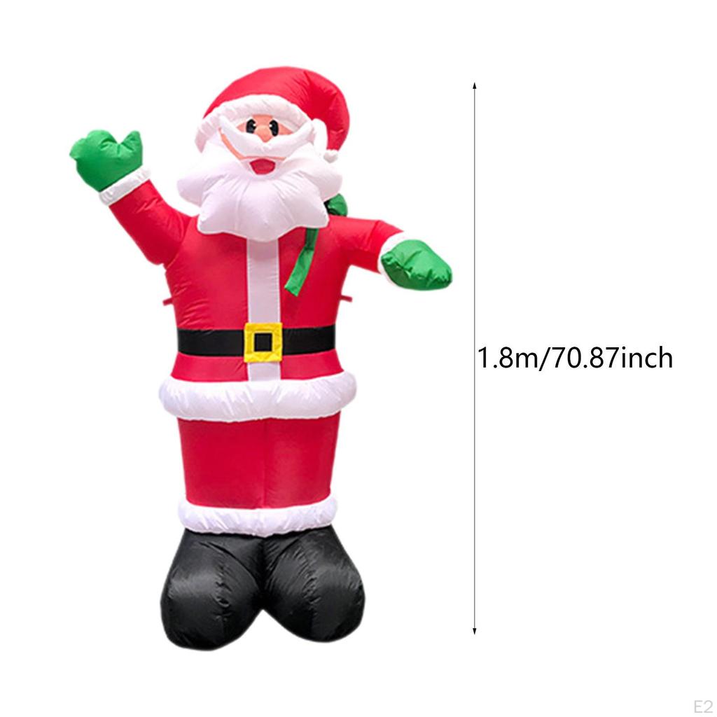 Рождественские надувные изделия гигантские светящиеся милые всепогодные рождественские надувные украшения в стиле A