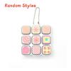 Mini Keyboard Keycap Fidget Keychain Cute Press Button Anti-Stress Toy for Teens Outdoor Daily Carry