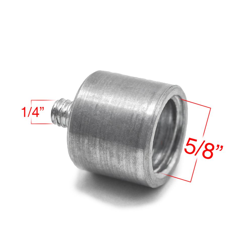 ZOKOUN Внутренняя резьба 5/8" на внешнюю резьбу 1/4" Переходник для резьбы 1/4" линейных лазеров и лазерных дальномеров, со штативом или кронштейном 5/8"