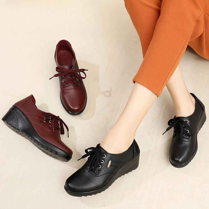 BCEBYL/Новые модные женские кроссовки на весну и осень, повседневная обувь на танкетке с толстой подошвой для прогулок и бега, Zapatos De Mujer