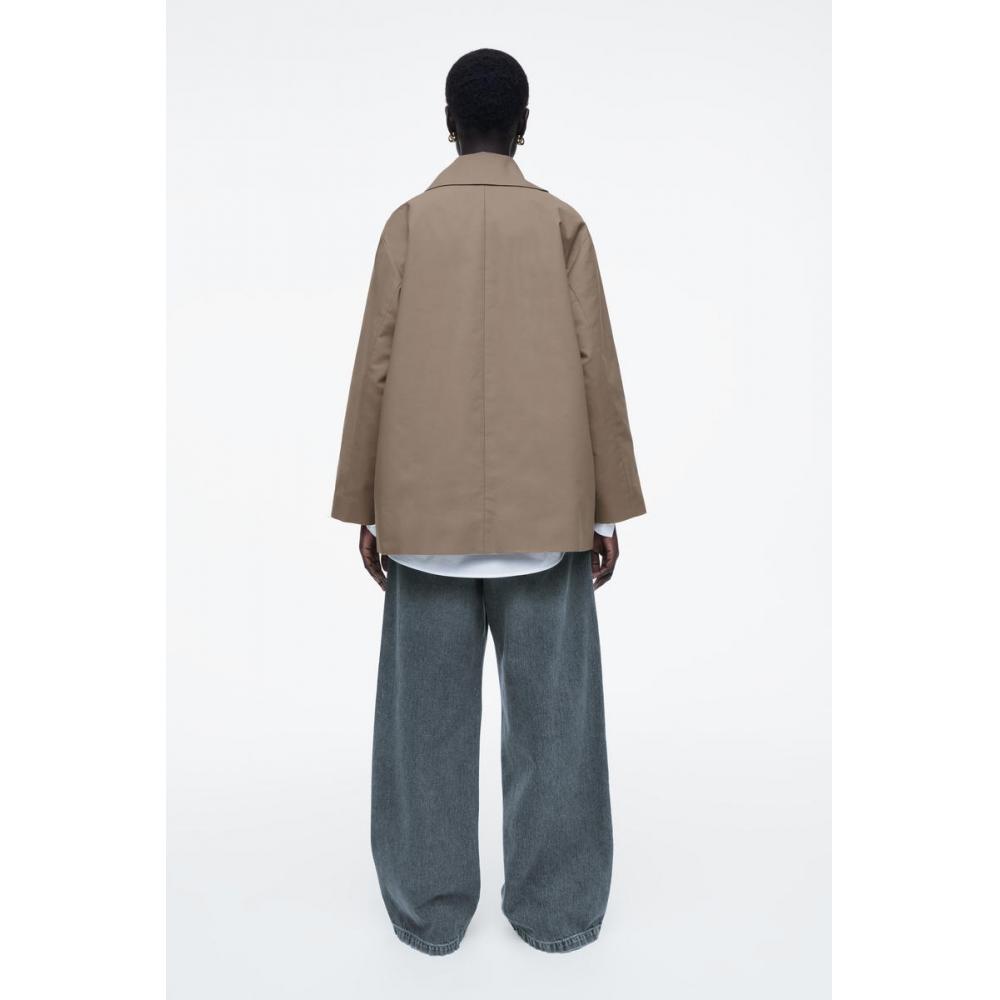 Cos Japan Cotton Car Jacket With Collar