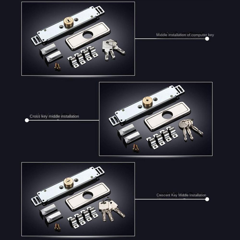 Сплавной замок для роллетных ворот с ключом, противоугонные замки, новый замок для роллетных ворот, гараж