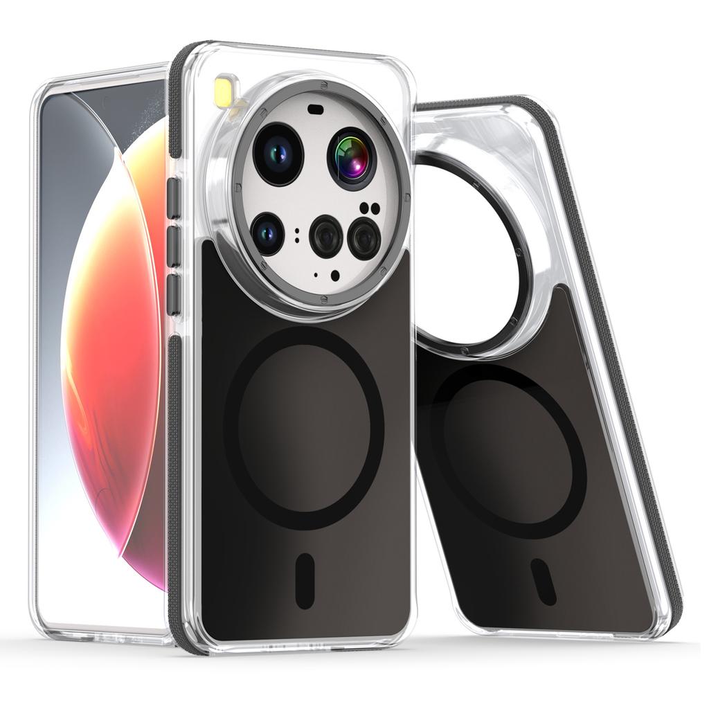 For Xiaomi 15 Ultra Case Compatible with MagSafe Color Changing TPU Acrylic Phone Back Cover