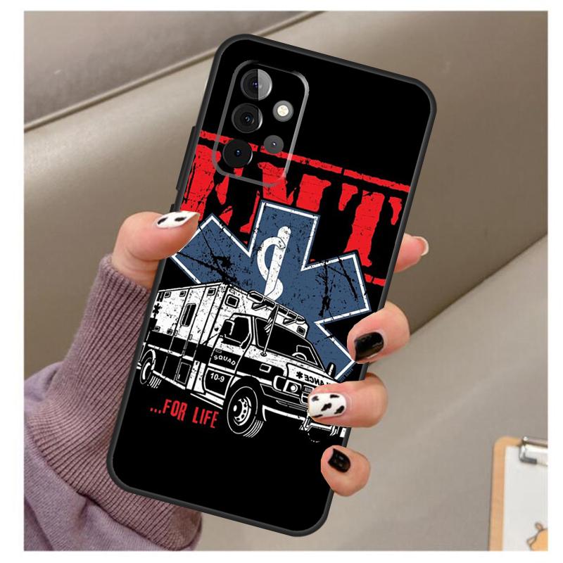 EMT EMS Ambulance Case For Samsung Galaxy A56 A16 A26 A36 A06 A52 A53 A33 A13 A34 A54 A14 A15 A35 A55 A22 A32