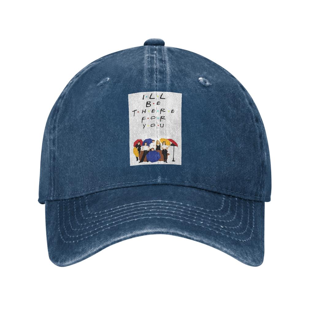 Friend TV Show Washed Denim Cap Casual Baseball Caps Adjustable Hat Summer Unisex Baseball Hats