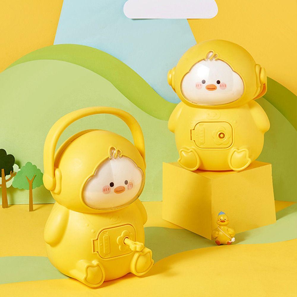 Креативная милая копилка-утка с ключом Мультяшная утка Форма Копилка для монет Коробка для хранения Коробка для хранения монет с ключом для разблокировки Копилка большой емкости Банка для хранения монет