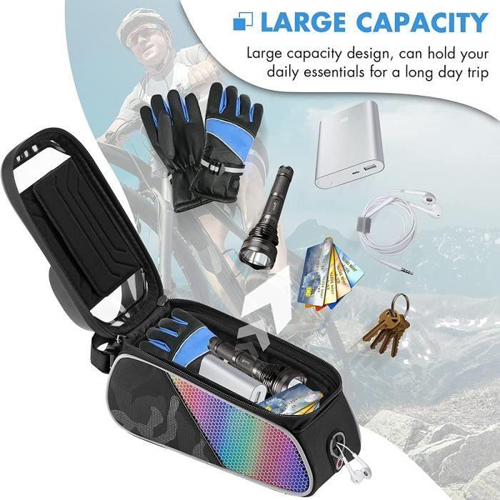 Sacoche Vélo Téléphone Étanche,Sacoche Cadre de vélo extérieur