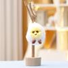 Egg Plush Boiled Doll Cartoon Keychain Bag Decoration Pendant Gift Toy Cute