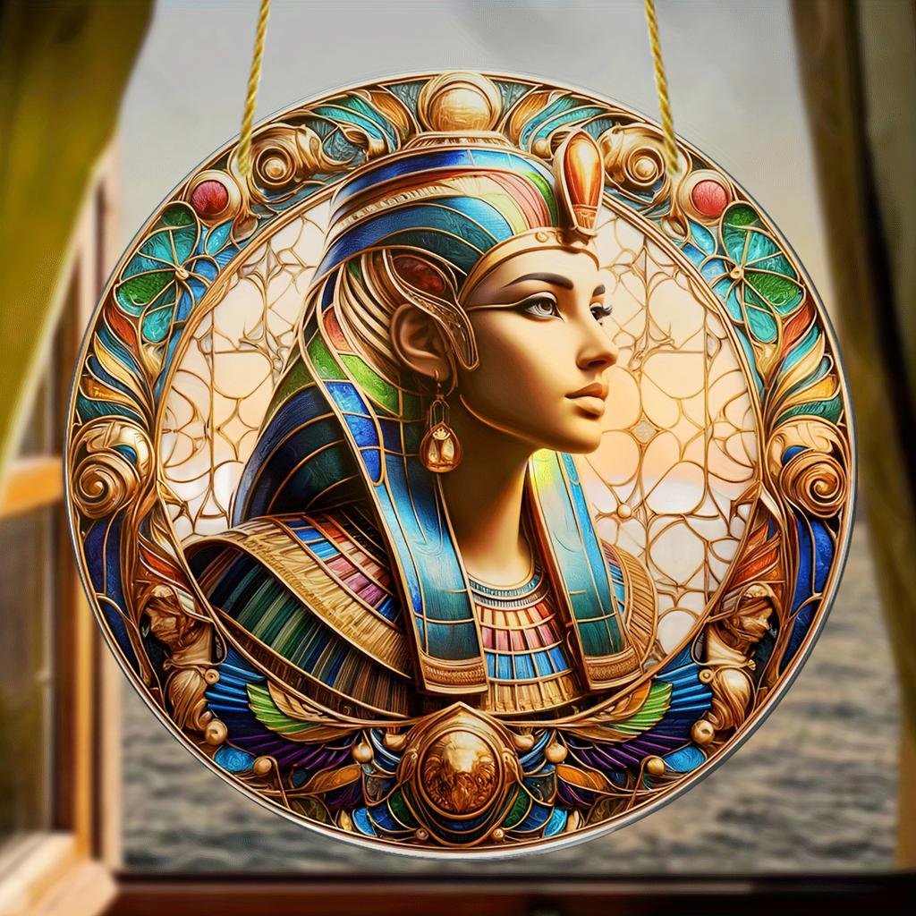 Деревянная декоративная табличка и знак, египетская богиня Бастет, ловец солнца, символическая религиозная тема, настенное украшение, домашний декор