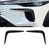 For Toyota Corolla Cross 2025 2026 ABS chrome Front bumper Corner foglamp fog light Blade Wind cover Protection Cover Trim