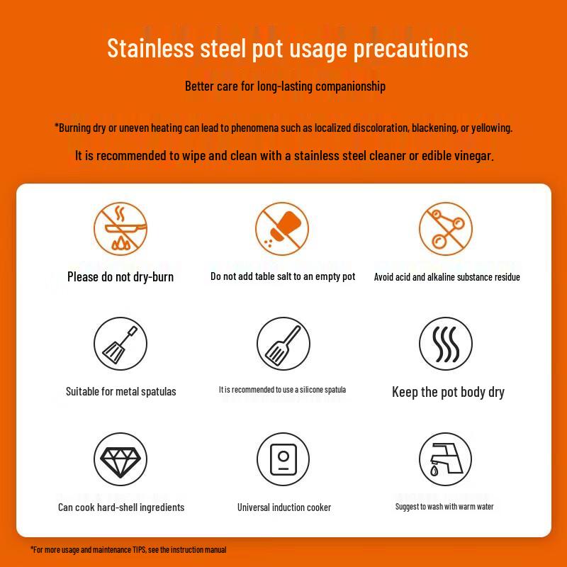SUPOR 304 Stainless Steel Double-Layer Steamer Pot