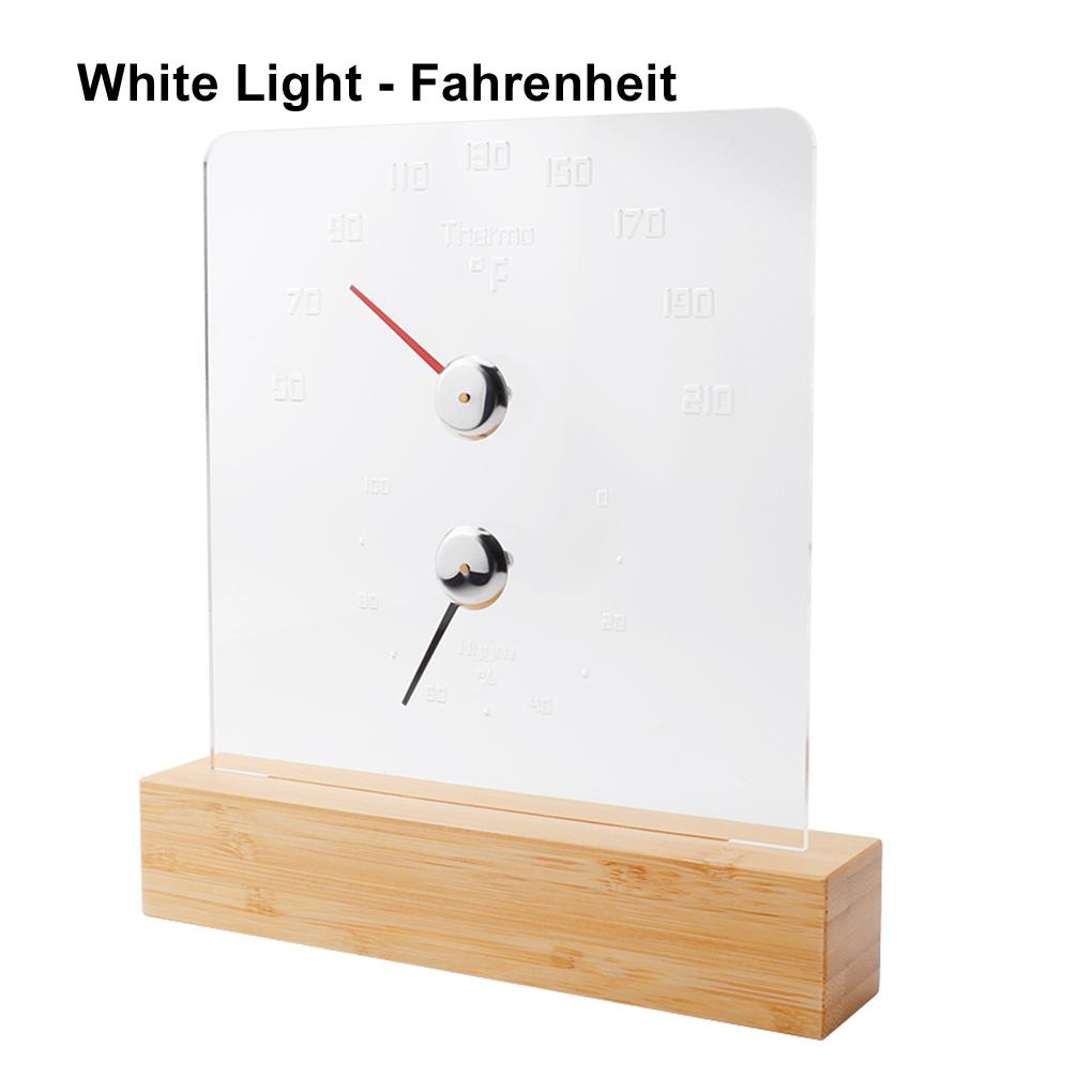 2 в 1 Термо-гигрометр для дерева в помещении Термометр-гигрометр Аксессуары для паровой бани Сауны