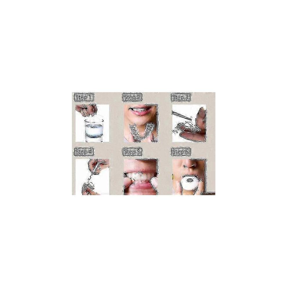 A Set of 4 Thermoforming Teeth Whitening and Gel Bleaching trays