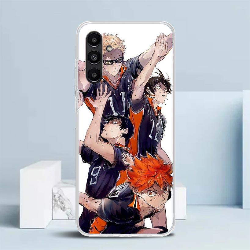 Чехол для телефона Haikyuu Oya Волейбол Аниме для Samsung Galaxy A17 A37 A57 A16 A15 A14 A13 A56 A55 A54 A53 A36 A35 A34 A33 A26 A25 A